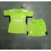 Cheap Real Madrid Goalkeeper Home Football Kit Children 2022-23 Short Sleeve (+ pants)